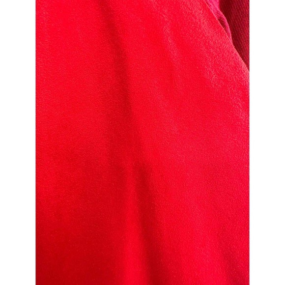 INC International Concepts Cardigan Faux Suede Red Boho Open Front Layering XSP - Picture 6 of 8